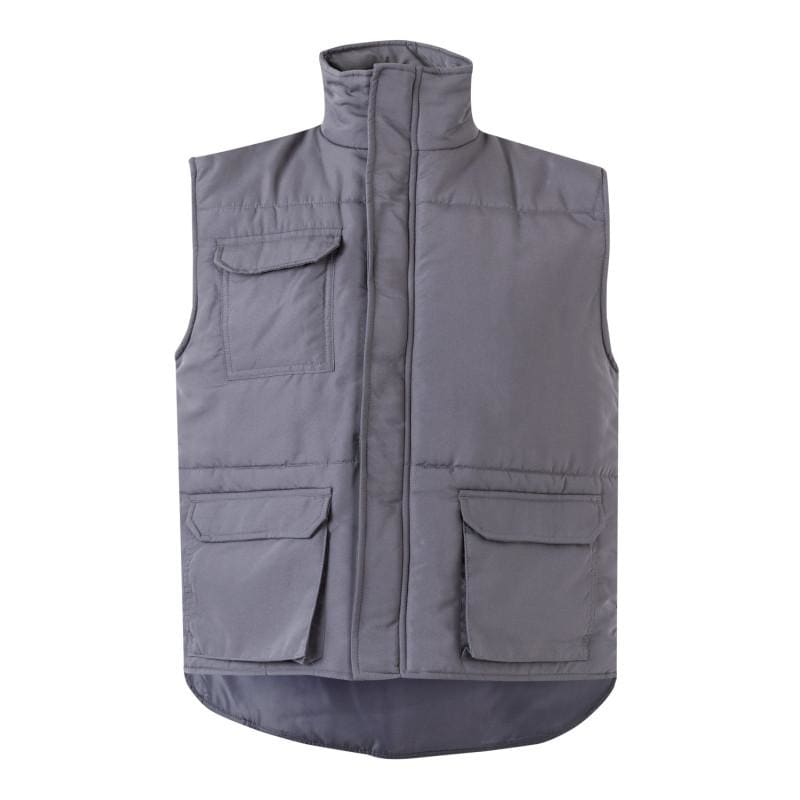 VELILLA - CHALECO MULTIBOLSILLO ACOLCHAD GRIS M