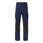 VELILLA - PANTALON BICOLOR CANVAS MULTB.3XL  61/0 - AZUL NAVY/NEGRO
