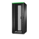 APC by Schneider Electric - Rack Easy 800mm/42U/800mm 1991mm con techo, panel lateral, ruedas, pies y 4 soportes sin fondo negro