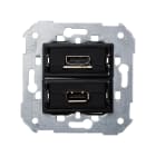 SIMON - Conector HDMI v2.0 4K H-H + USB 2.0 tipo A