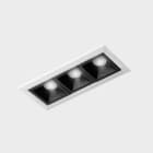 KOHL LIGHTING - NSES RECESSED WITH FRAME WHITE-BLACK 10 W 3000K NON-DIMM