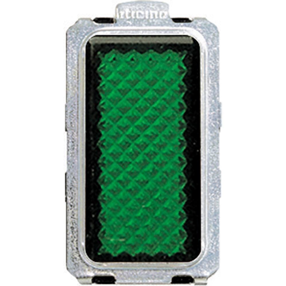 BTICINO - Señalizador luminoso Magic - difusor verde - Marfil