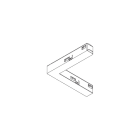 ARKOSLIGHT - Track 48V CORNER 90° conector ONE PLANE, negro