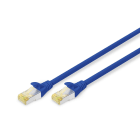 DIGITUS - CAT 6A S-FTP PATCH CORD, CU, LSZH AWG 26/7, LENGTH 1 M, COLOR BLUE