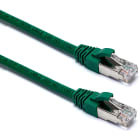 EXCEL - EXCEL CAT6A 0.5M FFTP LSOH PATCH LEAD GREEN PK10