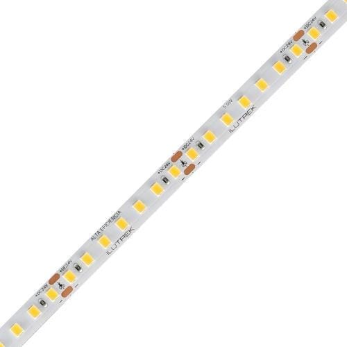 ILUTREK - Tira LED Como 1m 5W/m 24V 2835SMD alta eficiencia 140LEDS/m IP20 8mm PCB 2700K