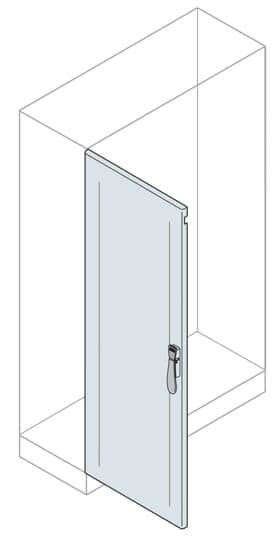 ABB - Puerta ciega versión doble puerta 1800x500mm RAL 7035