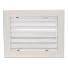 AIRZONE - Rejilla retorno clip con regulación 250x100mm blanco