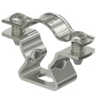OBO BETTERMANN - Abrazadera con agujero alargado 17-20mm acero inoxidable 14301 A2 14301