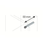 ABB - Kit de espaciadores n° 12 para ajustar la profundidad de las placas traseras 25mm de largo