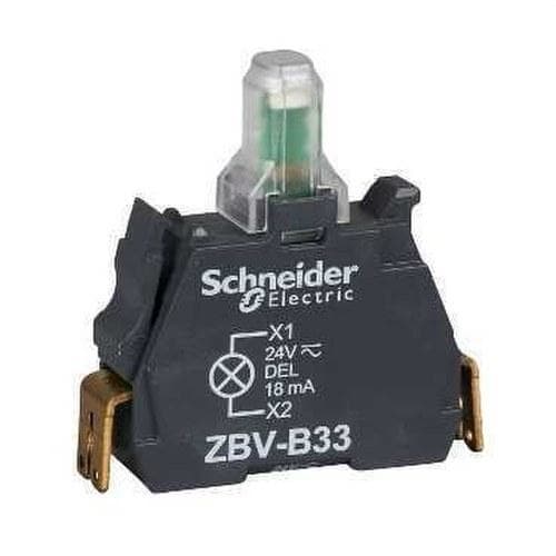 Schneider Electric - Bloque luminoso diámetro 22 110-120V conector blanco
