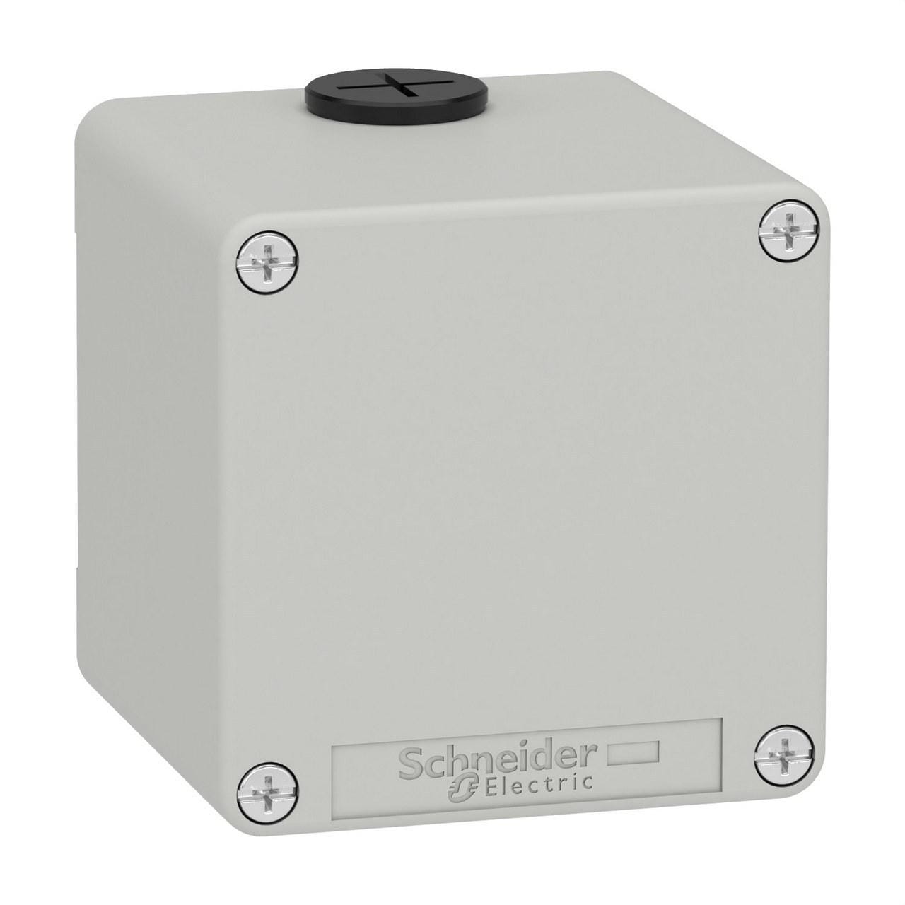 Schneider Electric - Caja vacía sin orificio gris