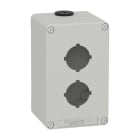 Schneider Electric - Caja vacía con 2 orificios gris