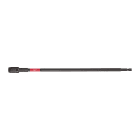 MILWAUKEE - PROLONGADOR CON BLOQUEO E INSERCIÓN 1/4" HEX 305MM