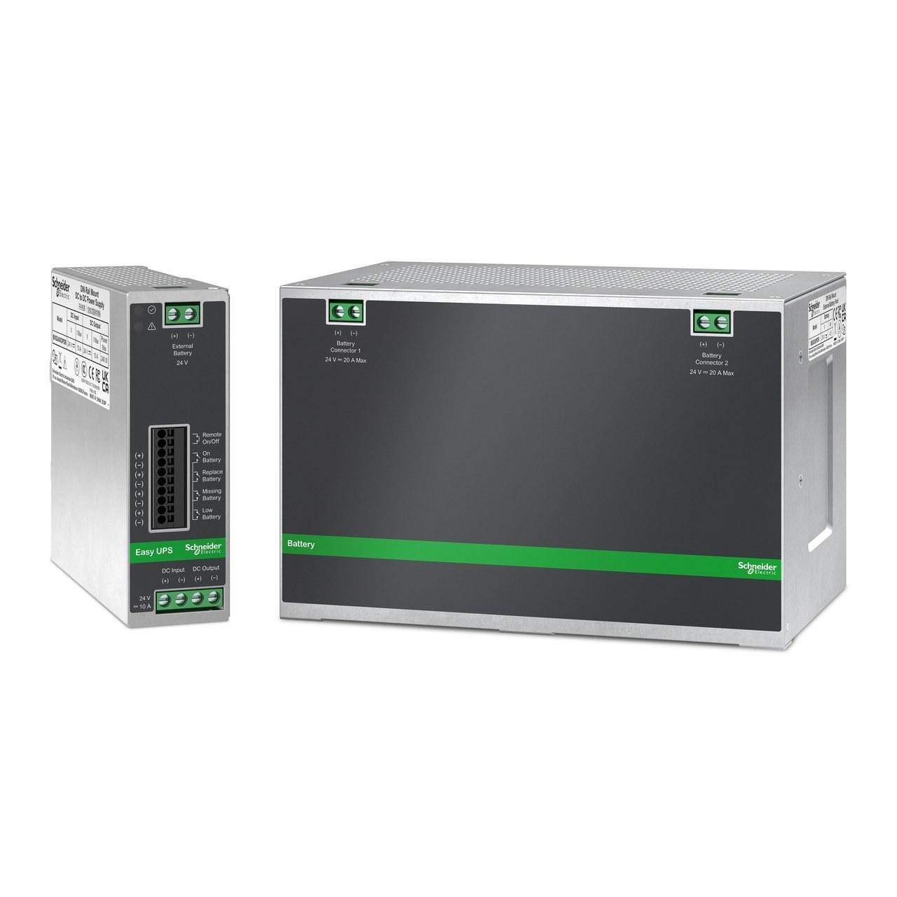 APC by Schneider Electric - Módulo de batería Easy UPS, 24V DC-DC, Carril DIN, Industrial, 4.5Ah