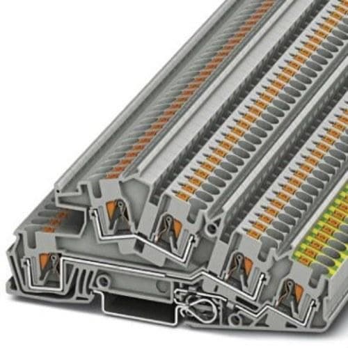 PHOENIX CONTACT - Borne tierra para distribución Push-in PTI 4-PE/L/L
