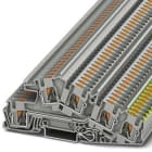 PHOENIX CONTACT - Borne tierra para distribución Push-in PTI 4-PE/L/L