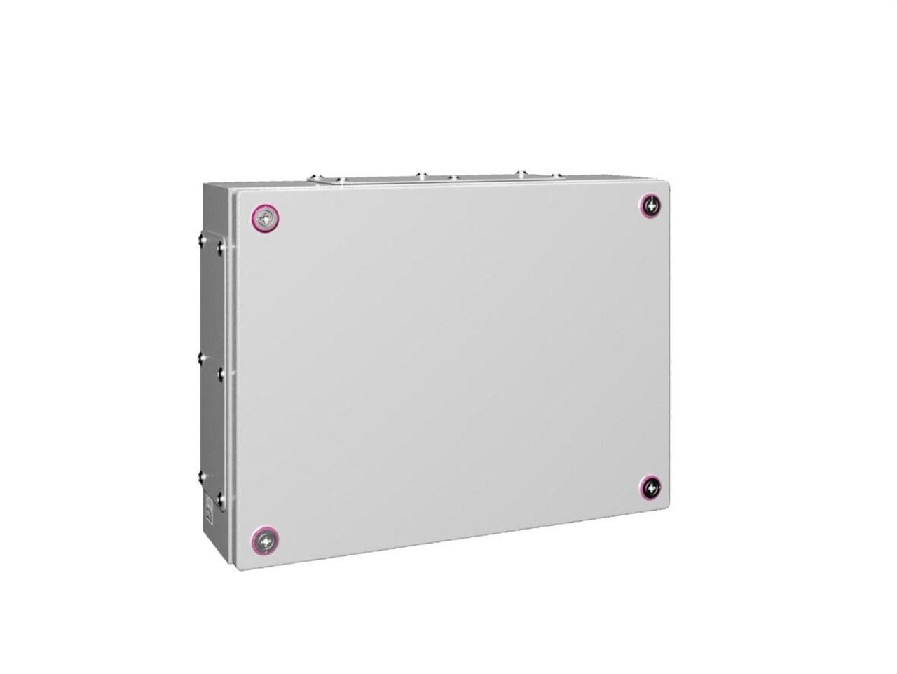 RITTAL - Caja de borne KX 400x300x120mm chapa de acero con placa entrada cables