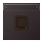 JUNG - Placa modular Jack 1 toma inscripción AL1969-15NAWED LS dark