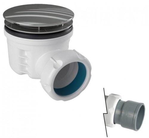 ALIAXIS - Válvula plato ducha S-578 1.1/2"x85mm ABS cromo