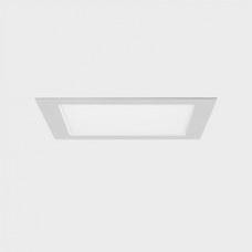 KOHL LIGHTING - DISC SQ  RECESSED WITH FRAME WH-WH 24 W 3000K NON-DIMM