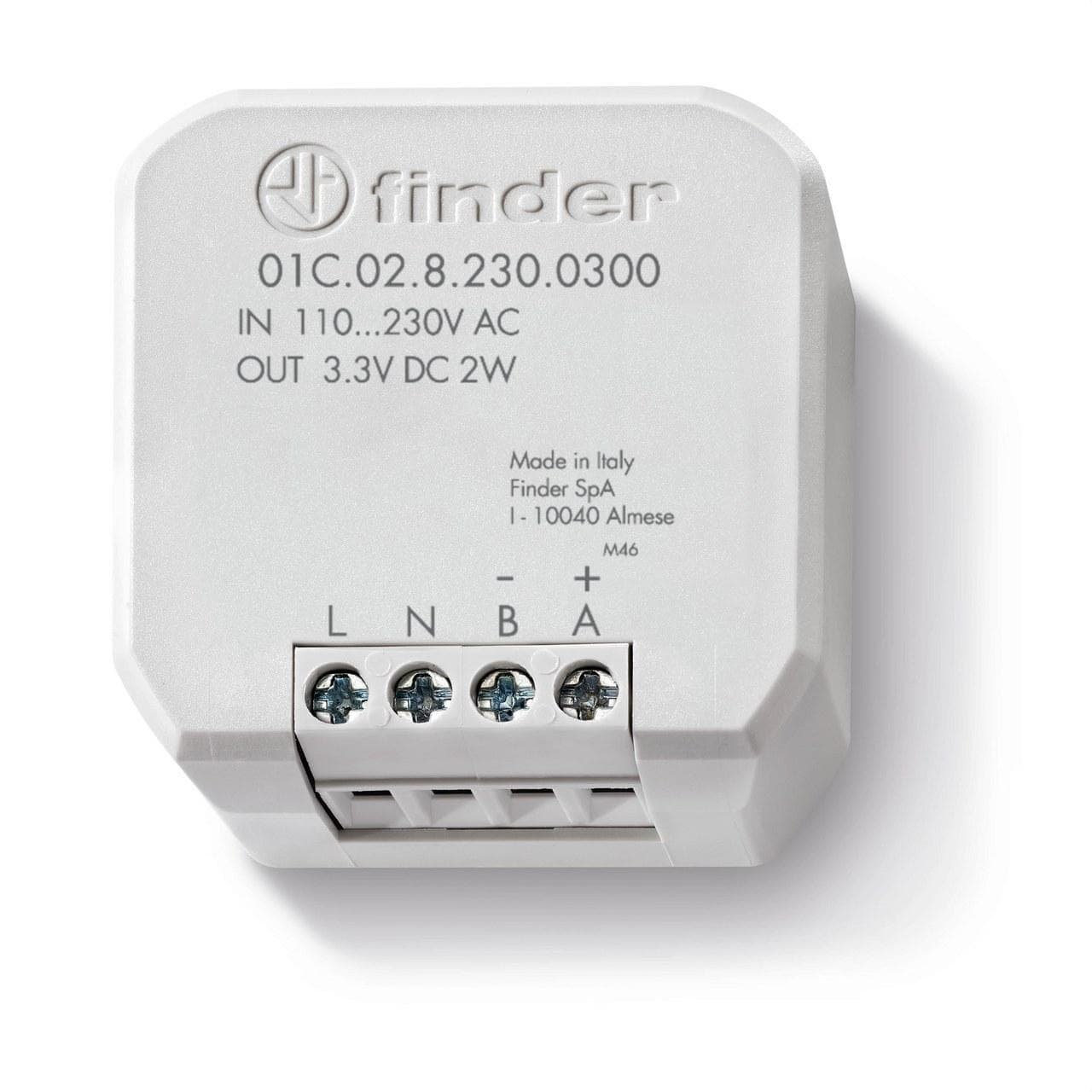 FINDER - Fuente de alimentación para BLISS Wifi, 3.3V DC, 110...230 V AC (emb.1u)