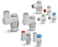 SMC - AS1201F-M5-23A  REGULADOR DE CAUDAL