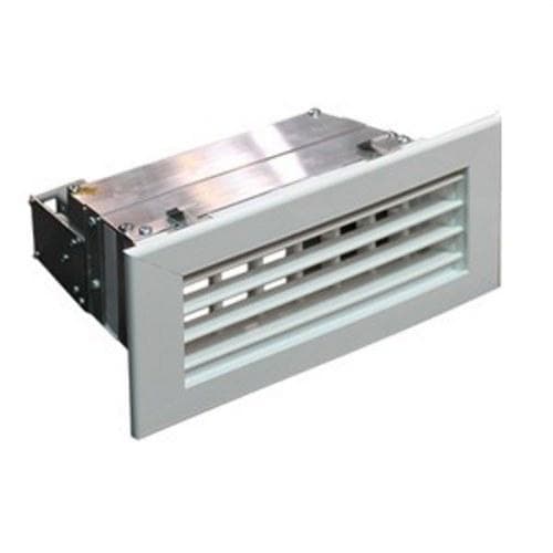 AIRZONE - Rejilla doble deflexión clip motor 700x150mm blanco