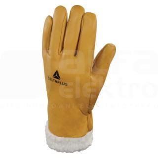DELTA PLUS - Guante para frío flor vacuno forro amarillo talla 8