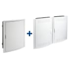 SOLERA - Caja de distribución 42 elementos + ICT de empotrar con 2 bases 2P+T, 16A, 250V