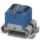 PHOENIX CONTACT - Bloque para distribución PTFIX 10/6X4-NS35A BU tensión nominal 450V 32A conexión push-in azul