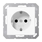 JUNG - Base enchufe Schuko® protección niños blanco