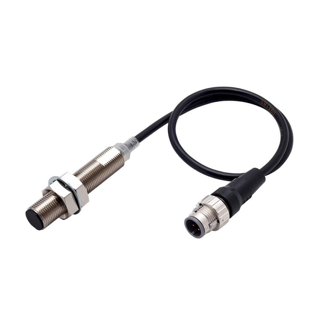 OMRON - SOR.PROX.ITVO.CPO.LGO.NÍQUEL-LATÓN M12 APANT.4mm CC 3 HL.PNP NA IO-LINK COM3 CBL