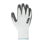 JUBA - Juego guantes ECO-NIT poliéster nitrilo talla 11 gris/blaco