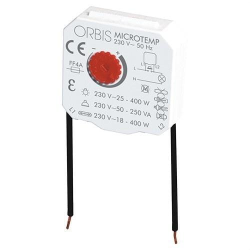 ORBIS - Temporizador con sensor capacitivo MICROTEMP para montaje en caja de mecanismo universal 230V