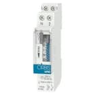ORBIS - Interruptor horario analógico UNO QRS 230V 2 módulos con reserva > 150 h semanal maniobra mínima 2 h poder de ruptura: 16(4)A / 250V AC
