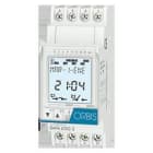 ORBIS - Interruptor horario digital DATA LOG 2 230V 2 circuitos conmutados 16(10)A día/semana 40 espacio memoria cambio automático verano/invierno