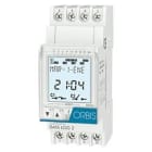 ORBIS - Interruptor horario digital DATA LOG 2 circuitos 12VCC
