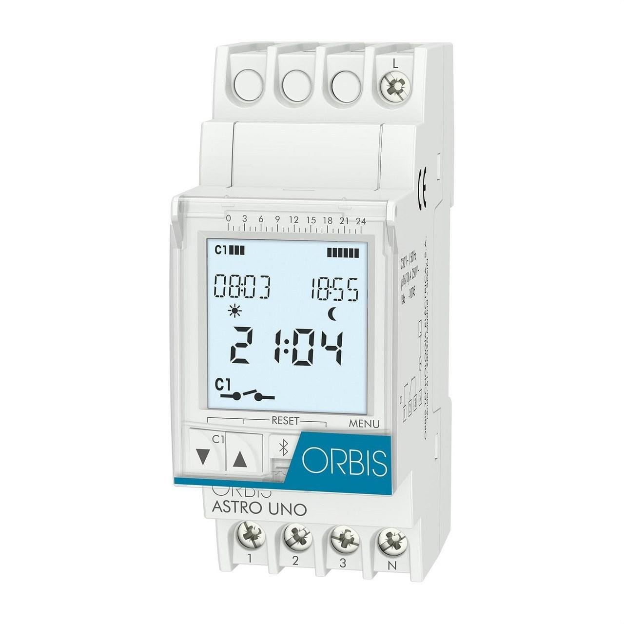 ORBIS - INT.HOR.ASTMCO.ASTRO UNO 120V PROGRAM.POR CIUDADES DIARIO/SEMANAL 1 CIR.CONMD