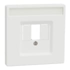 Schneider Electric - Tapa conector multimedia D-life blanco mate
