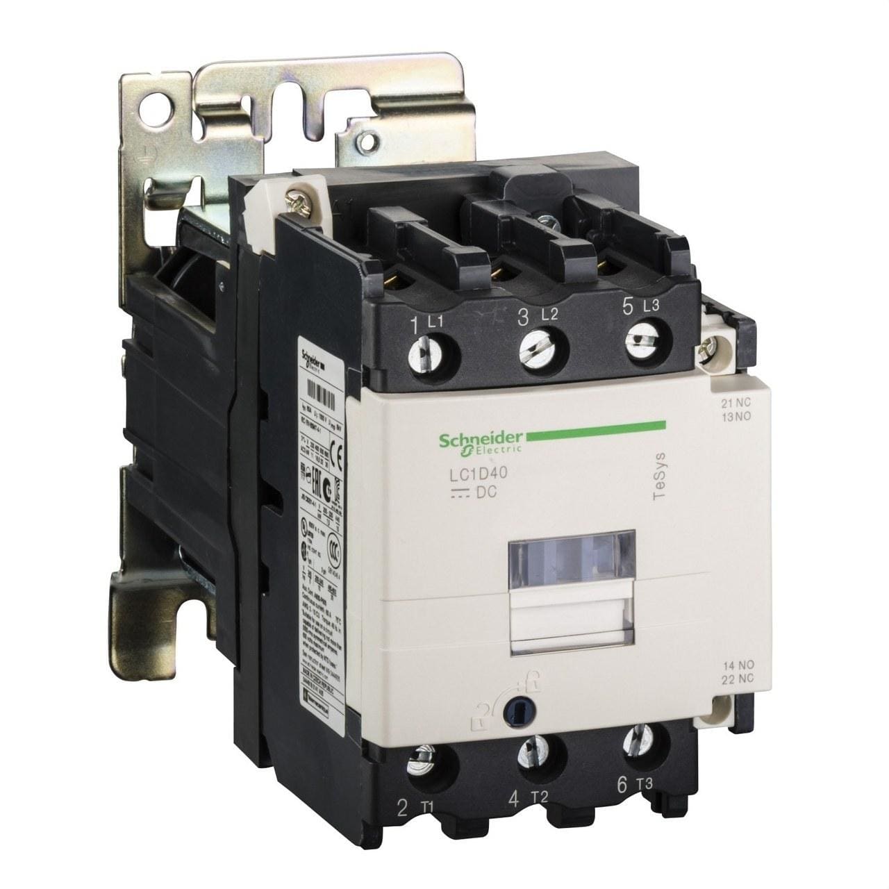 Schneider Electric - Contactor 3P AC3 440V 40A COIL 72V DC RAI