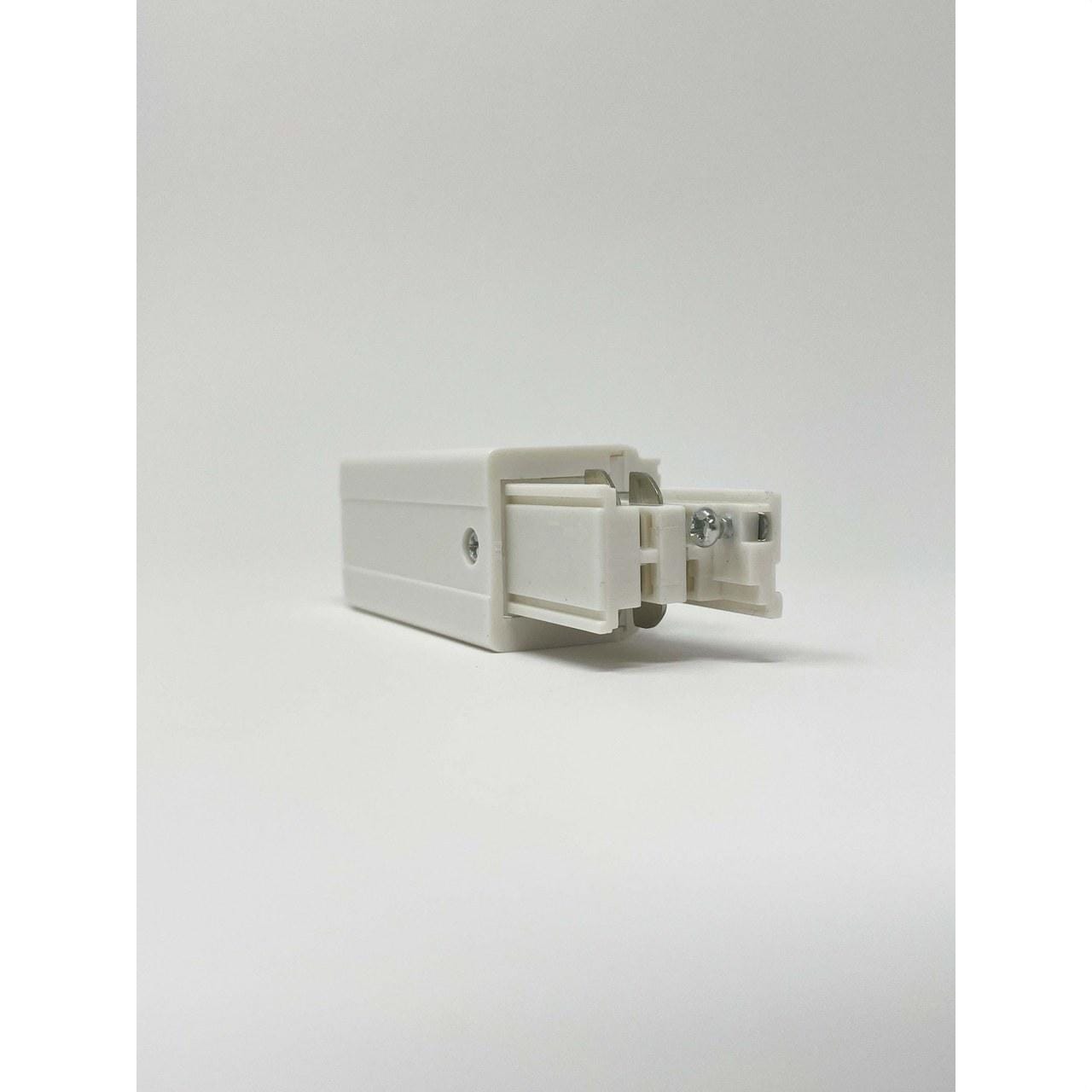 BLUELED - Conector inicial para carril electrificado Blueled blanco