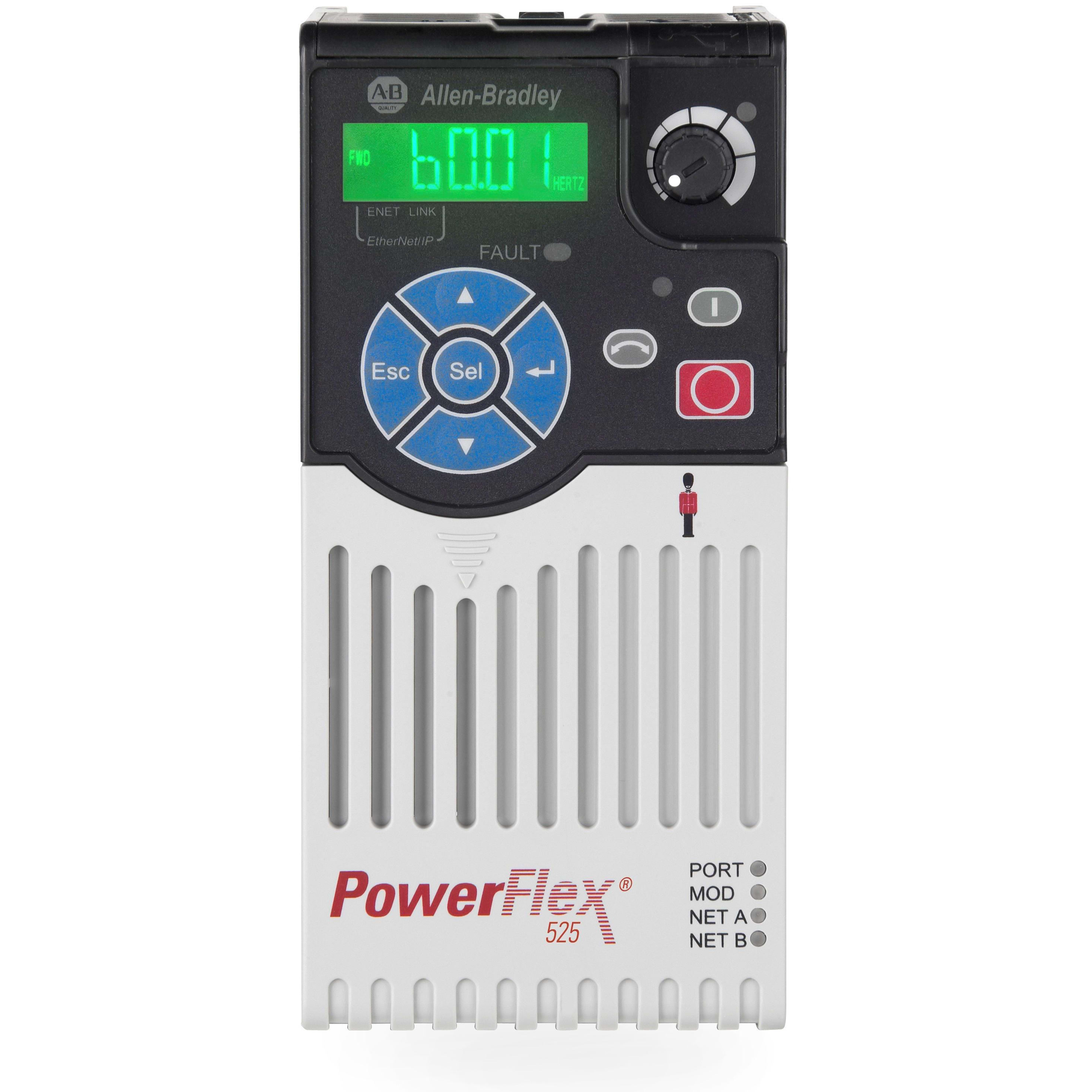 ROCKWELL - Variador Powerflex-525 480V 3PH 2HP IP20