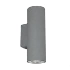 CRISTHER - Aplique STONE redondo IP65 (2x) GU10 Máx 12W CONCRETE negro