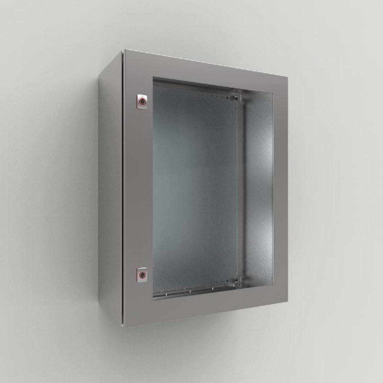 NVENT HOFFMAN - Puerta cristal transparente 500x400 acero inoxidable AISI 304