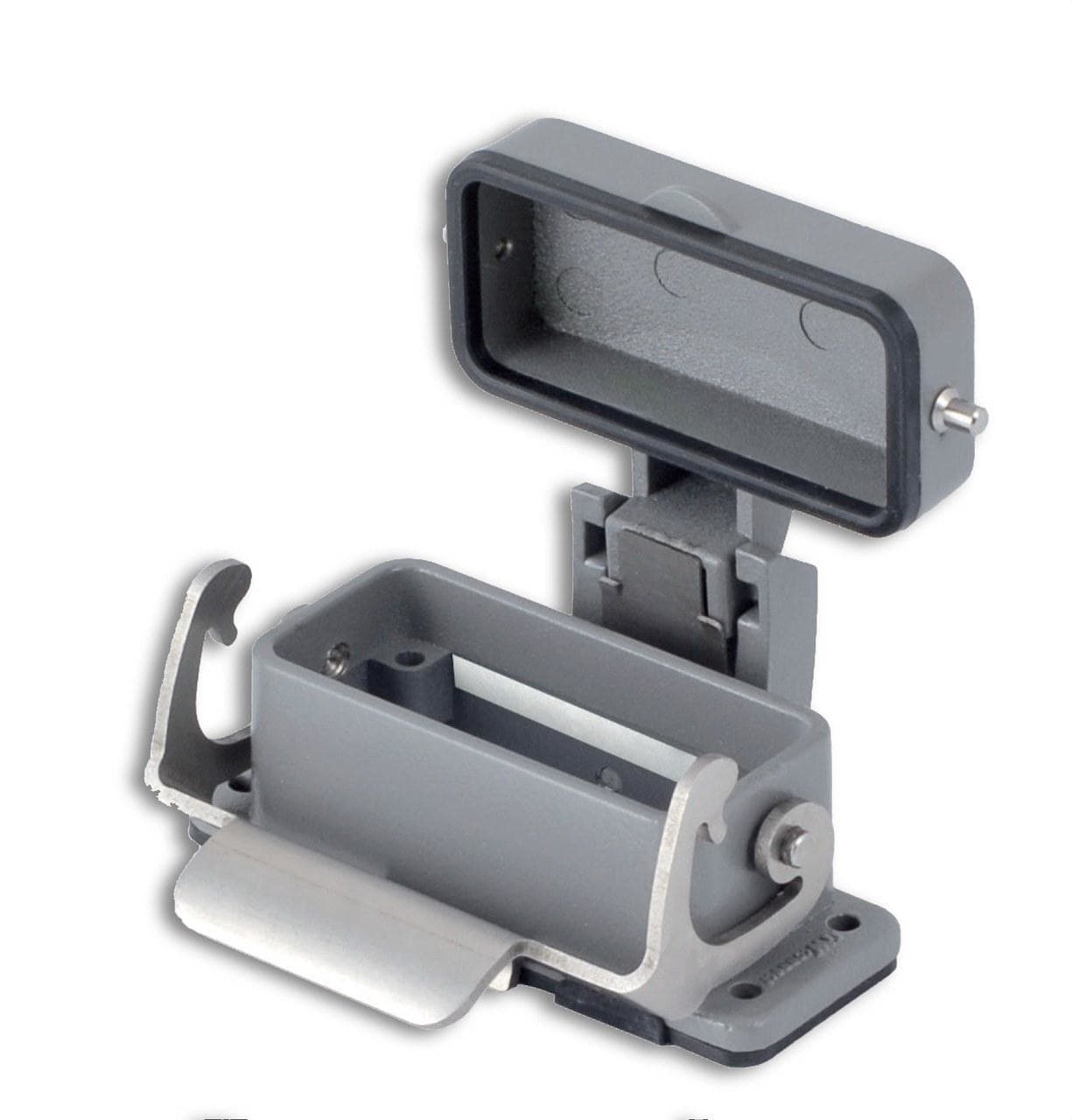 INTERFLEX - Zócalo empotrar con mecanismo cierre +tapa 81x32,3mm