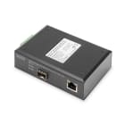 DIGITUS - INDUSTRIAL GIGABIT ETHERNET POE+ MEDIA CONVERTER SFP OPEN SLOT, WITHOUT SFP MODULE, PSE, 802.3AT