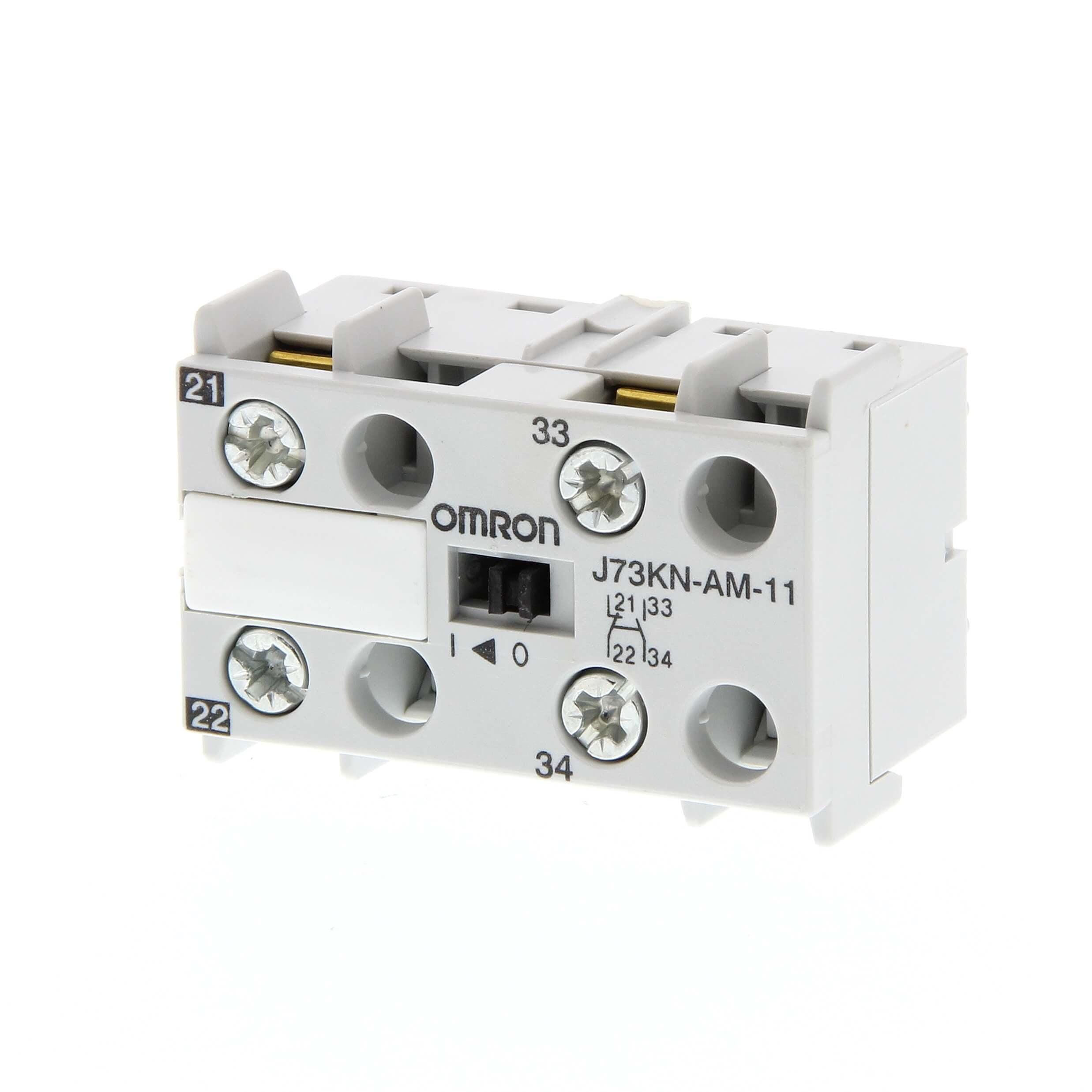 OMRON - J73KN-AM-11  AUXILIAR FRONTAL J7KNA-09..12 1NA + 1NC