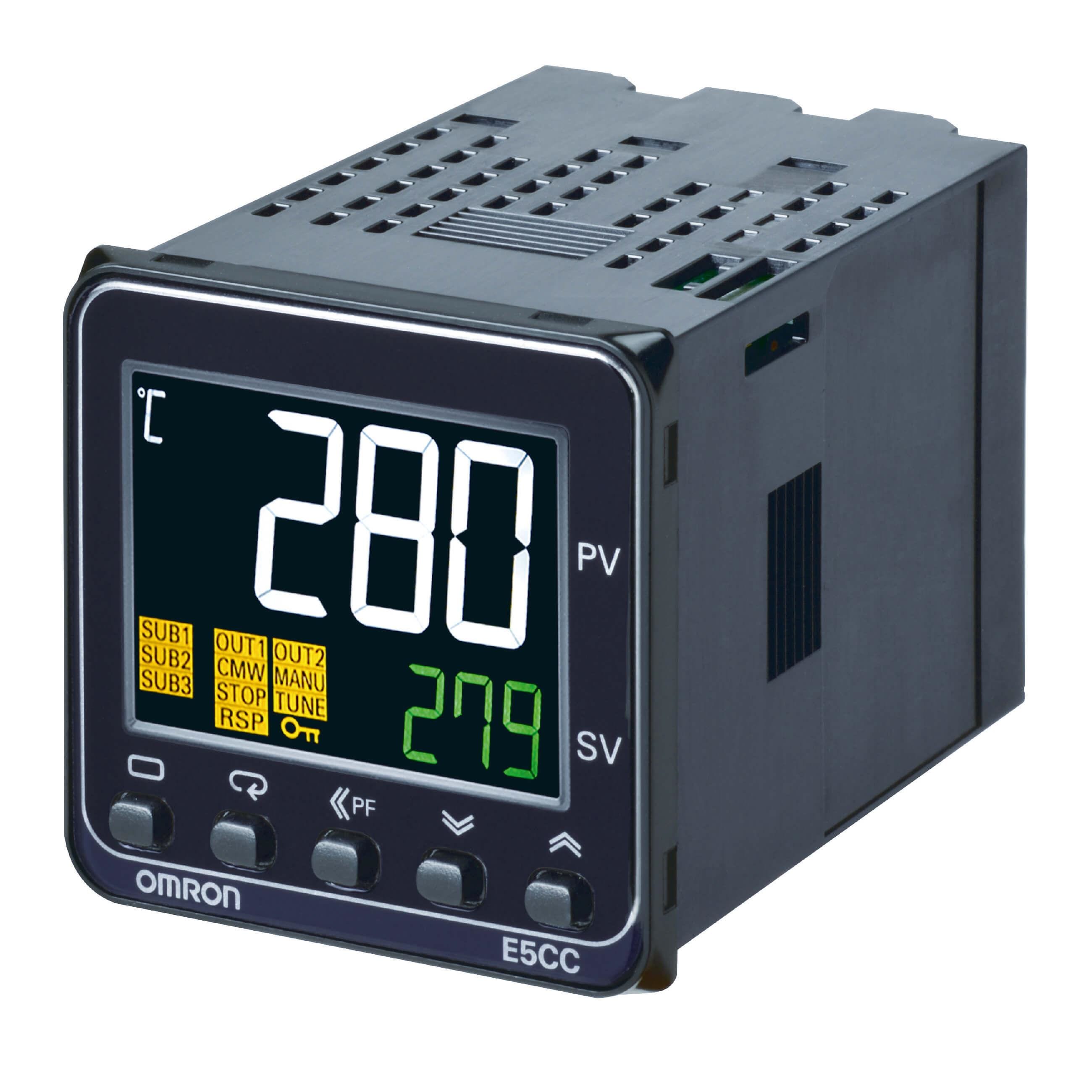 OMRON - Controlador temperatura 2 alarmas E5CC-QX2DBM-000