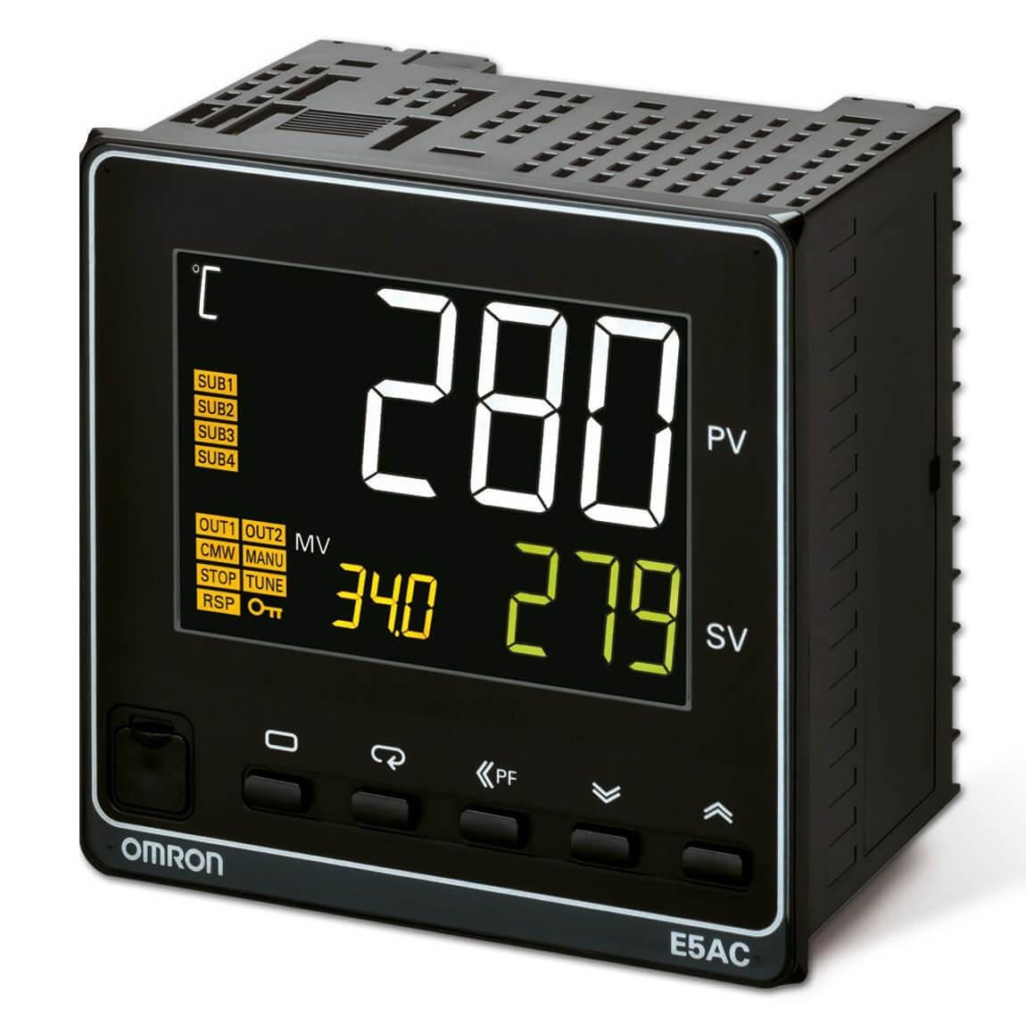 OMRON - E5AC-RX4D5M-000  ENTRADA UNV.E5ACRX4D5M000 4 ALR.SAL.RL.
